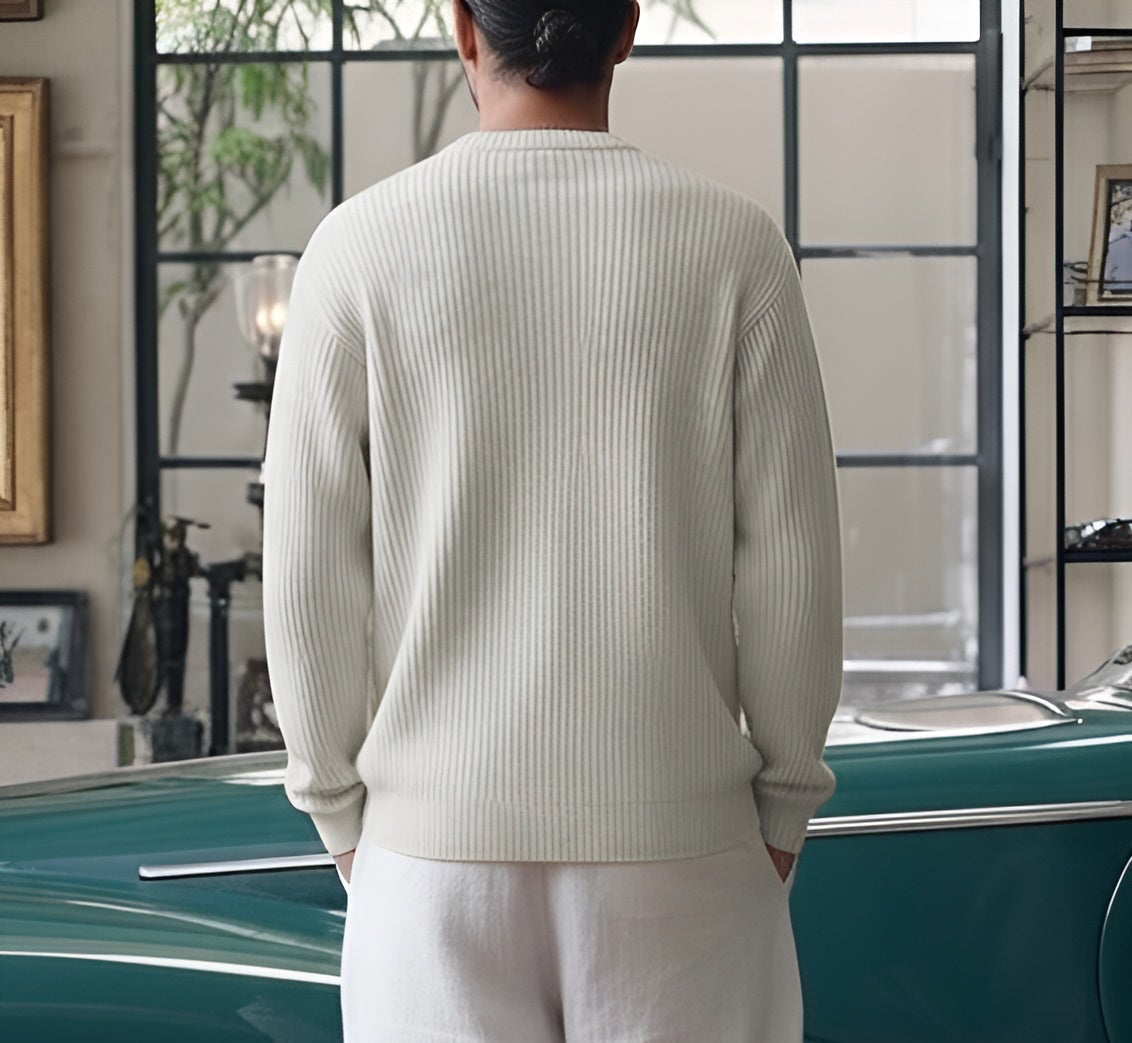 Cream sweater