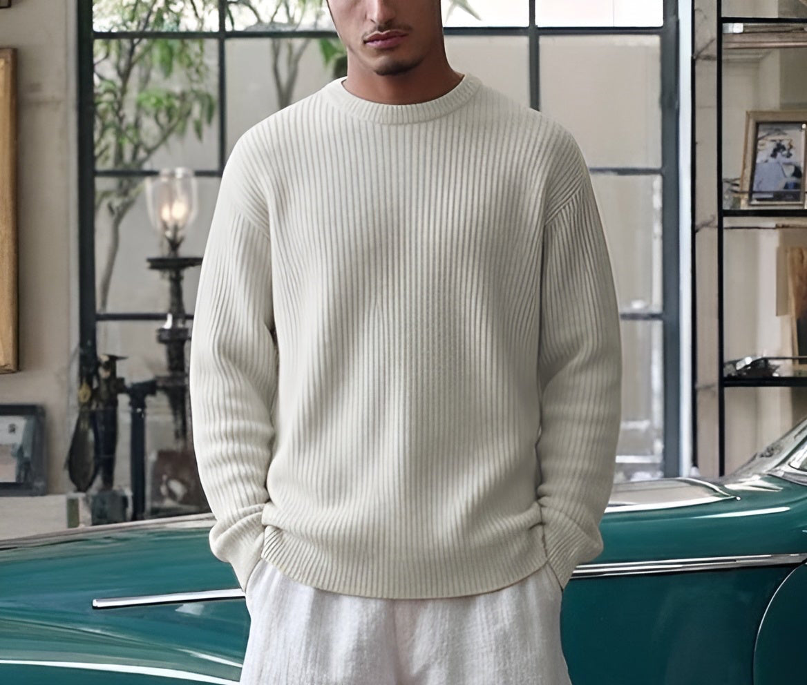 Cream sweater
