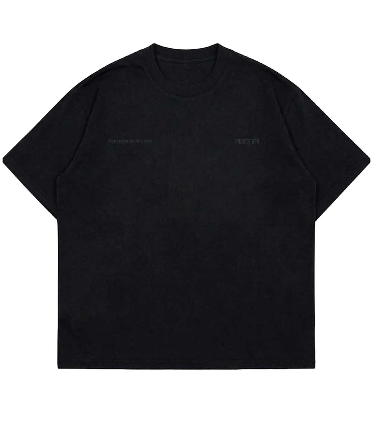 Project Gen T-shirt Grey on Black
