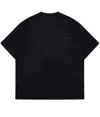 Project Gen T-shirt Grey on Black