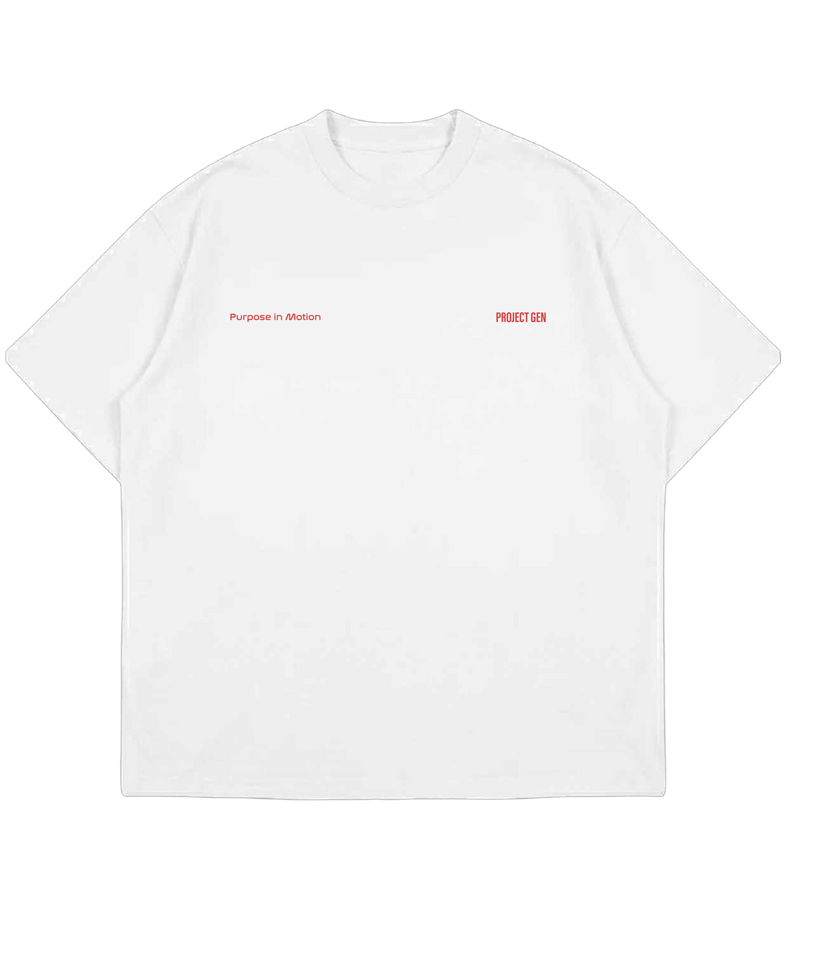 Project Gen T-shirt Red on White