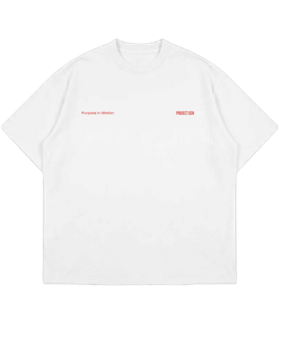 Project Gen T-shirt Red on White