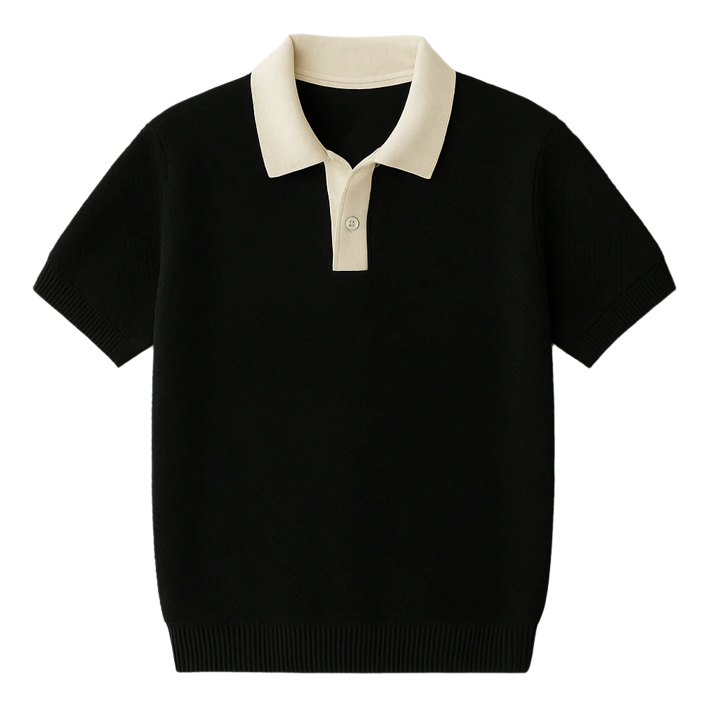 Knitted polo