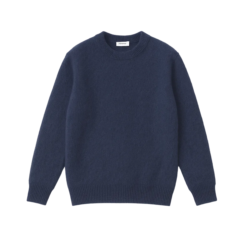 Navy Mohair Sweater