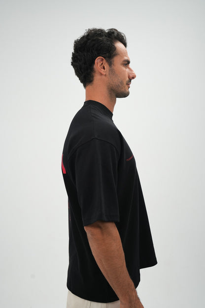 Project Gen T-shirt Red on Black