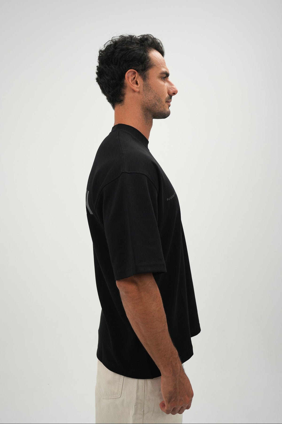 Project Gen T-shirt Grey on Black