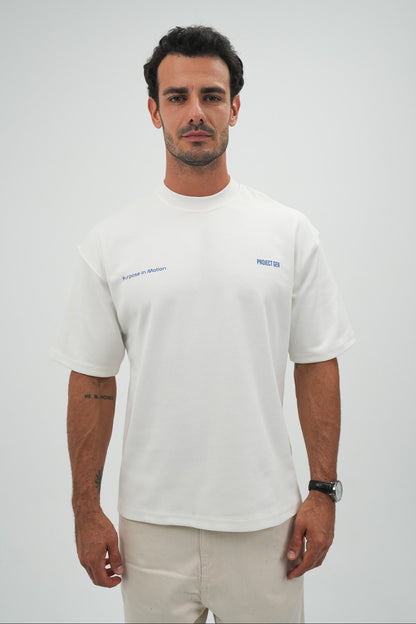 Project Gen T-shirt Blue on White