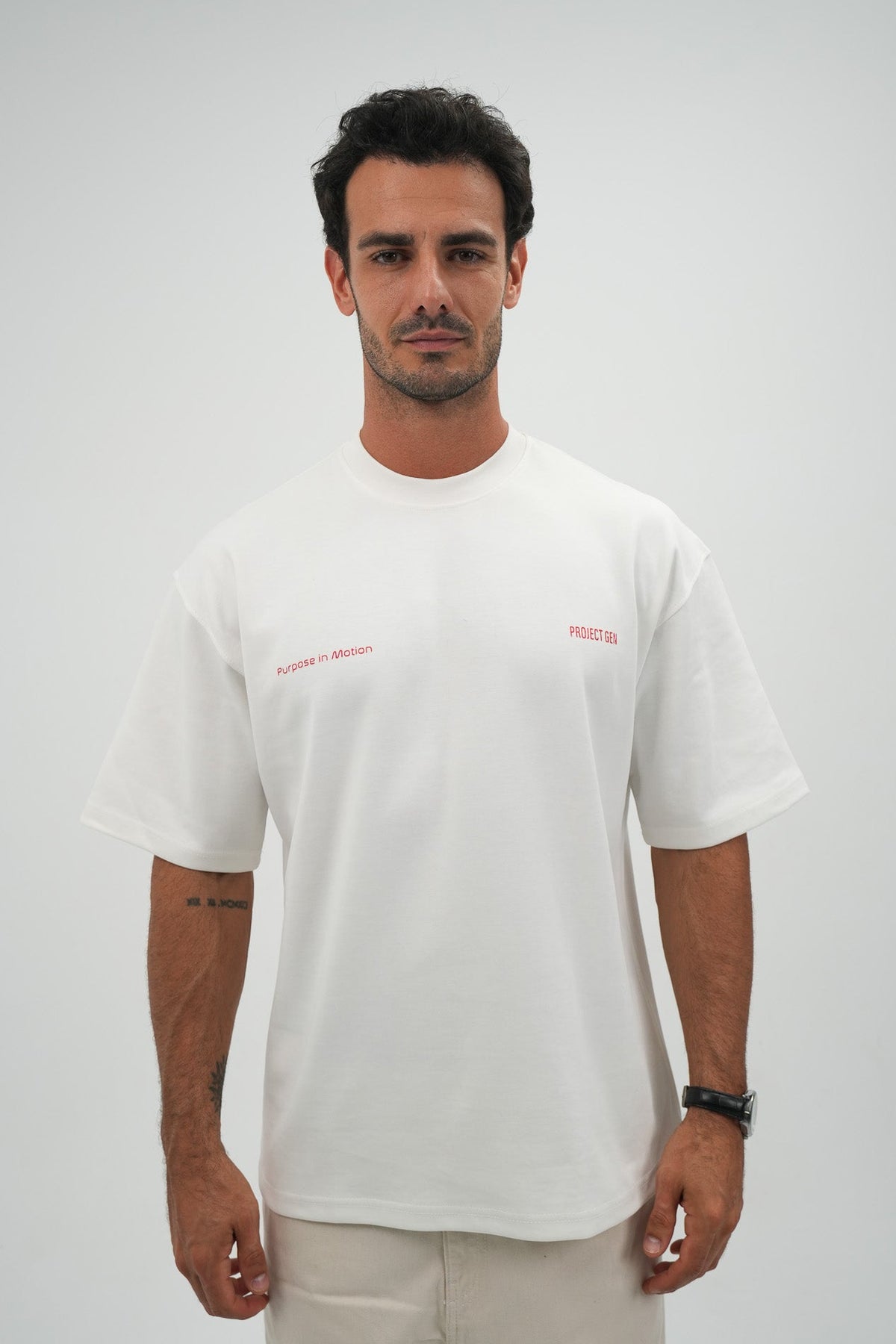 Project Gen T-shirt Red on White