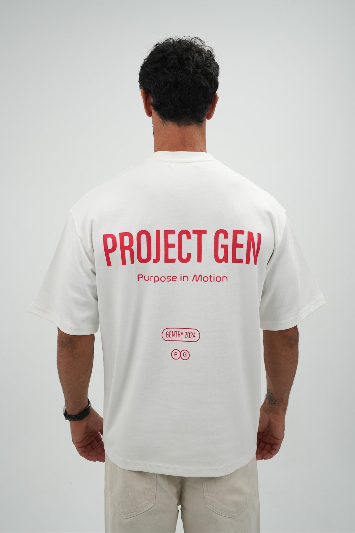 Project Gen T-shirt Red on White