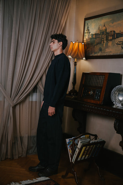Black Mohair Sweater
