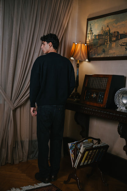 Black Mohair Sweater