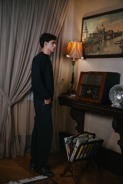 Black Mohair Sweater