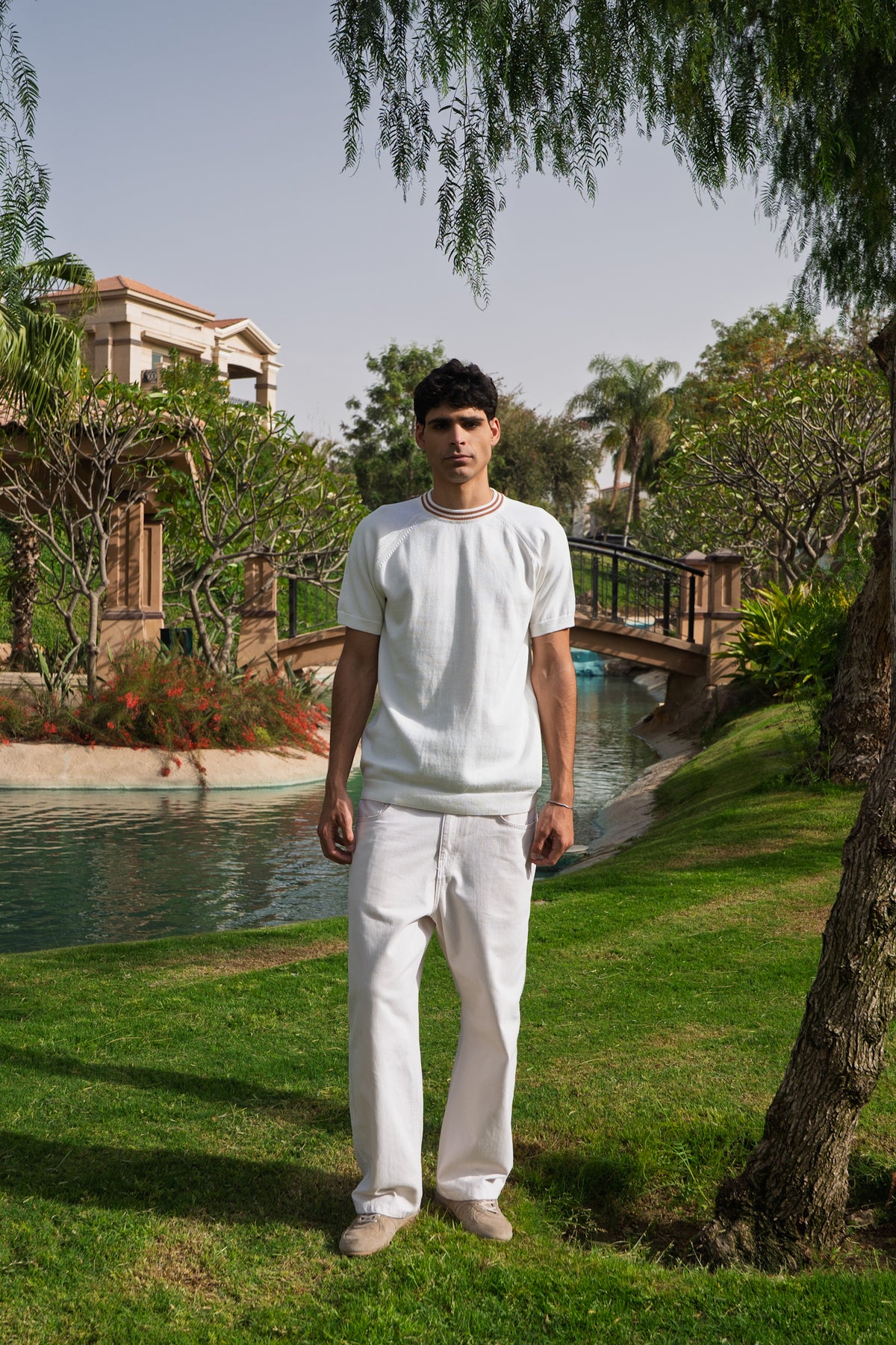 Off-White Stripe knitted tee