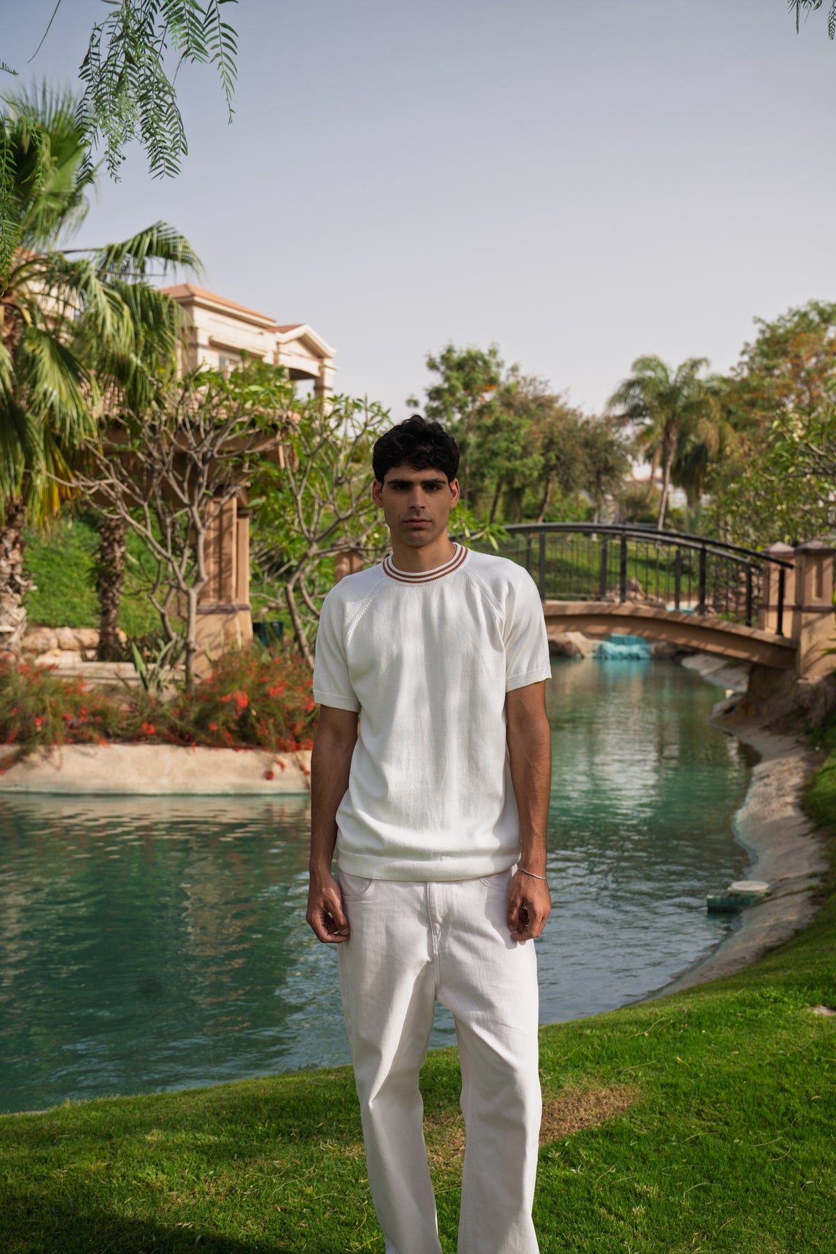 Off-White Stripe knitted tee