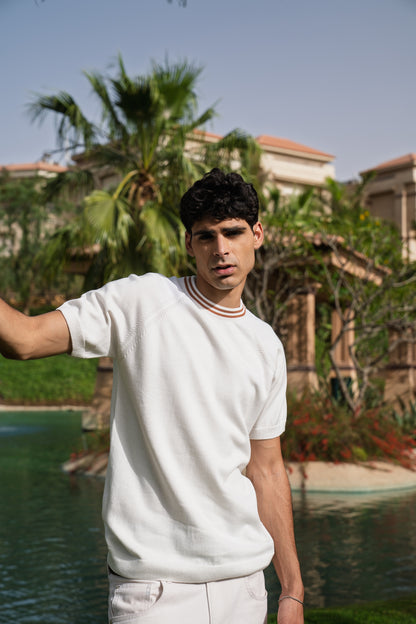 Off-White Stripe knitted tee