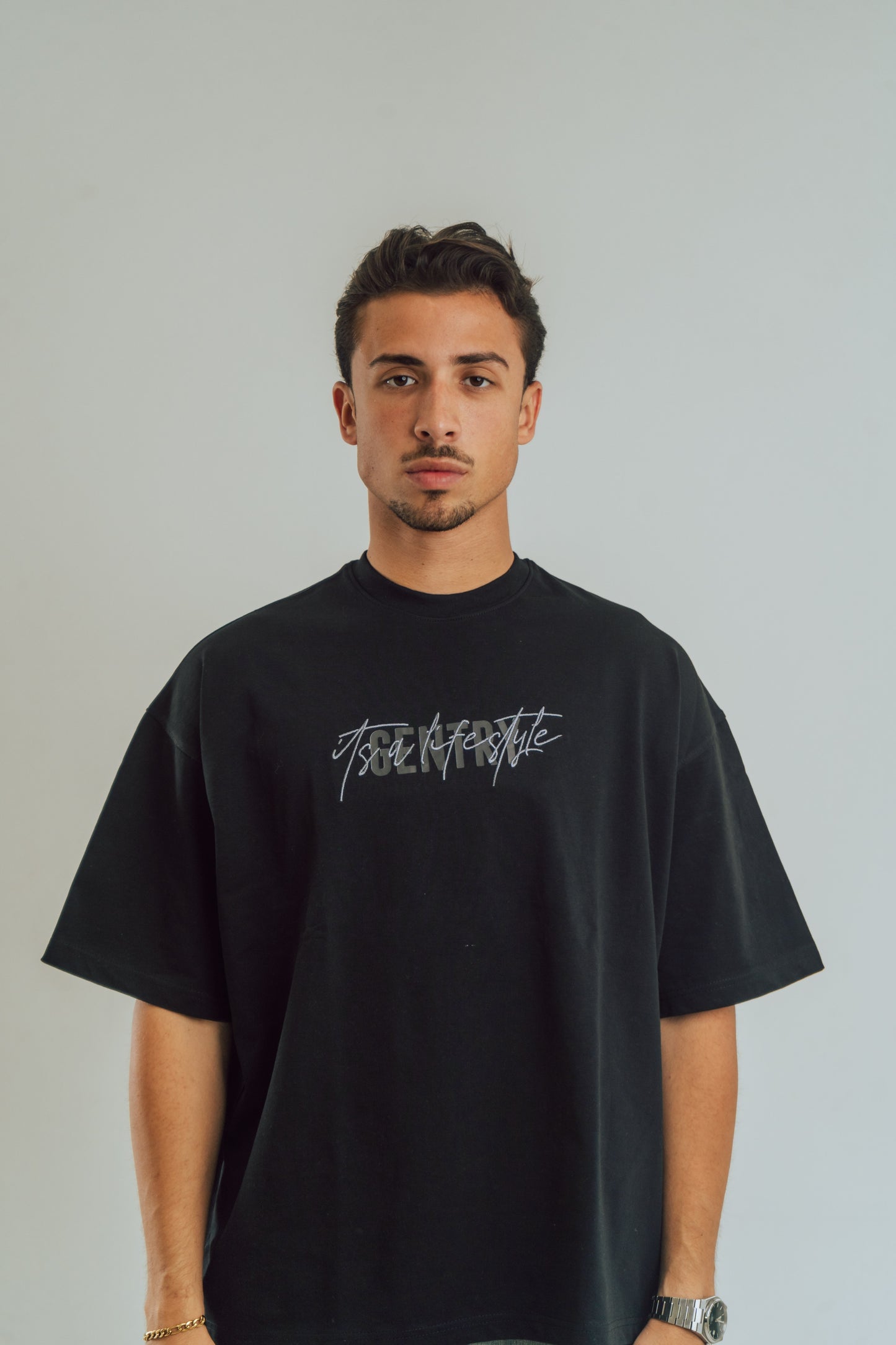 Black lifestyle tee